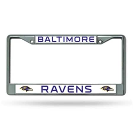 Rico Industries Baltimore Ravens License Plate Frame Chrome 9474638165